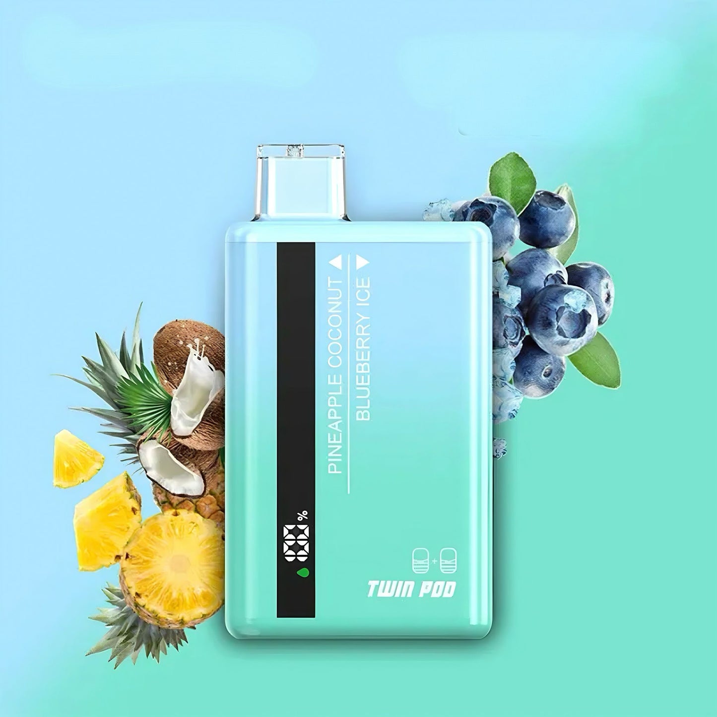 Happ Bar - PINEAPPLE COCONUT + BLUEBERRY ICE